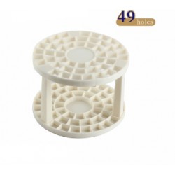 Two-tier plastic brush holder stand